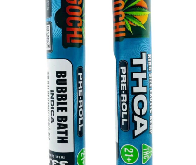GOCHIL KING SIZE THCA PRE-ROLL | BUBBLE BATH | INDICA