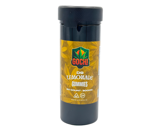 GOCHIL D9 200MG GUMMIES 20PK JAR | LEMONADE