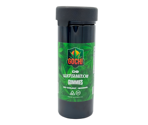 GOCHIL D9 200MG GUMMIES 20PK JAR | WATERMELON